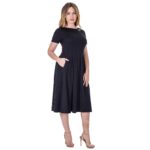 24seven-Comfort-Apparel-Midi-Dress-with-Short-Sleeves-and-Pocket-Detail_eddec8d7-7c19-4c48-914a-640f9fdd80c9