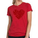 LA-Pop-Art-Women_27s-Premium-Blend-Word-Art-T-shirt-Just-a-Small-Town-Girl