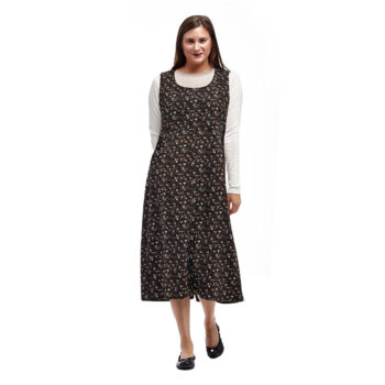 La Cera Women's Sleeveless Corduroy Dress